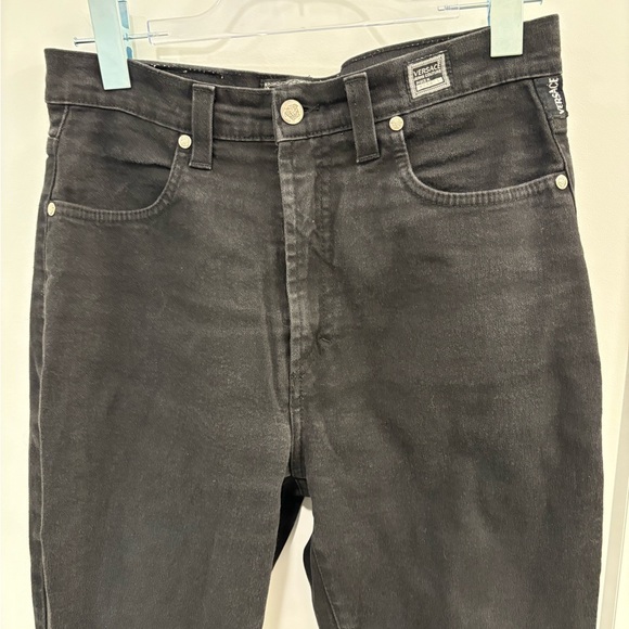 Vintage Versace Jeans Couture Black Mom Jeans Size 30 - Picture 11 of 11